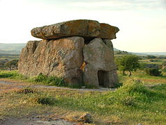 Le Dolmen de Sa Coveccada Sardaigne.