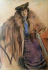 „Dona del Volant“ (Ramon Casas, 1866-1932)