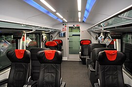 Übergang von der First Class in die Business Class (ÖBB, Nr. 52–60)