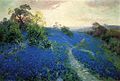 Julian Onderdonk, Bluebonnet Field, huile sur toile, 1912.