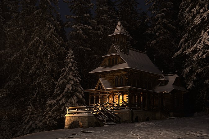 Sacred Heart chapel in Zakopane Jaszczurówka, Poland by Jakub T. Jankiewicz