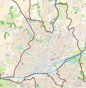 Voir sur la carte topographique de Nantes