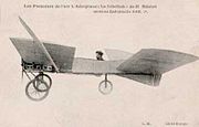 Blériot VI exemplo de asa em tandem.