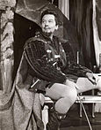 Gielgud performing in Much Ado About Nothing