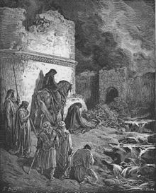 108.Nehemiah Views the Ruins of Jerusalem's Walls.jpg