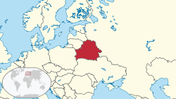 Bielorussia - Localizzazione