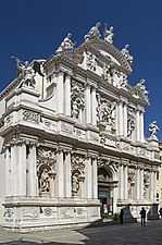 Santa Maria del Giglio, Venedig. Fassade von Giuseppe Sardi.