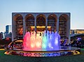 47 Lincoln Center during pride at dusk (93381p) uploaded by Rhododendrites, nominated by Rhododendrites,  9,  0,  0