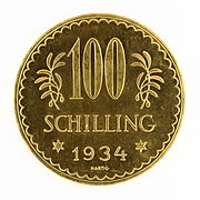 100-Schilling-Goldmünze 1926–34