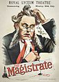 Image 127The Magistrate poster, by Clement-Smith & Co. (restored by Adam Cuerden) (from Wikipedia:Featured pictures/Culture, entertainment, and lifestyle/Theatre)