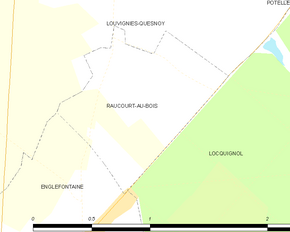 Poziția localității Raucourt-au-Bois