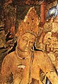 Indisk hulemaleri af Avalokiteśvara. Ajaṇṭā Caves, det 5. århundrede.