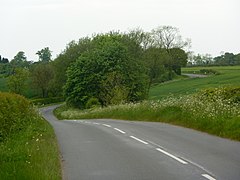 Country road towards Grove - geograph.org.uk - 1865844.jpg