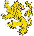 Lion rampant regardant