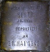 Stolpersteine Köln, (Nr. 75) Sinto (Kurze Straße 2a).jpg