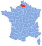 Position du département de la Somme en France