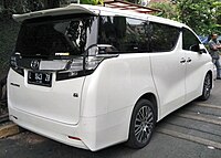 2015 Vellfire 2.5 G (AGH30; pre-facelift, Indonesia)