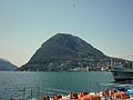 Lugano ed il Lai da Lugano cun il Monte San Salvatore