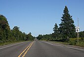 US 8 in Lincoln County, Wisconsin