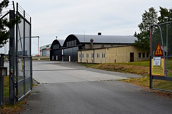 Hangar vid flottiljen