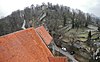 Schlossruine Herrenberg, gesehen vom Turm der evang. Stiftskirche