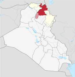 Governatorato di Erbil/Hawlêr – Localizzazione