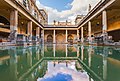 Image 23Aquae Sulis in Bath, England: architectural features above the level of the pillar bases are a later reconstruction. (from Roman Empire)