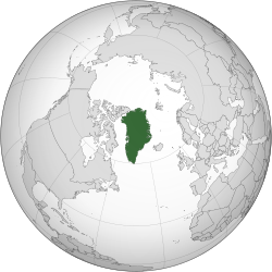 Location of Greenland