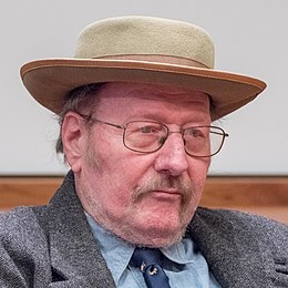 Jeffrey C. Hall under en presskonferens i Stockholm, december 2017.