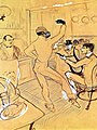 Henri de Toulouse-Lautrec, 1864–1901, Chocolat dancing in the “Irish and American Bar”, Musée Toulouse-Lautrec d'Albi.