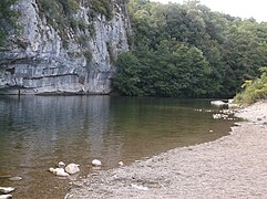 Le Chassezac à Berrias