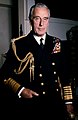 Louis Mountbatten in 1976 (Foto: Allan Warren) geboren op 25 juni 1900