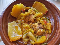 Tajine with chicken