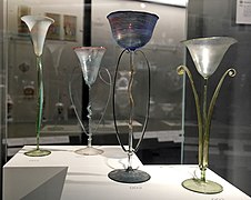 Verres Art nouveau.