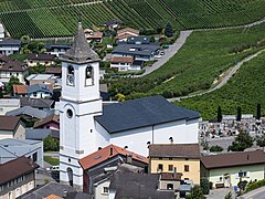 L'église de Saxon.