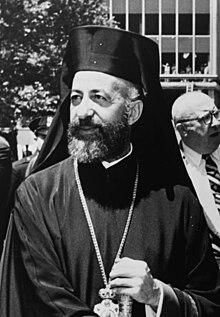 Makarios III New Yorkissa vuonna 1962.