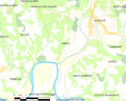 Limeuil – Mappa