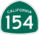 State Route 154 marker