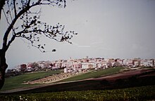 Castelluccio dei Sauri from southeast.jpg