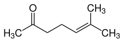 Strukturformel von 6-Methyl-5-hepten-2-on