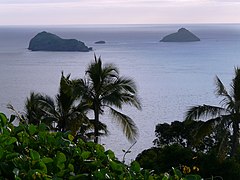 Vue depuis Mayotte.