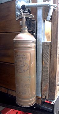 Vintage Pyrene fire extinguisher (ca. 1930)