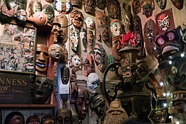 Masks in De Barra pub.jpg