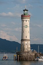 Thumbnail for File:New Lighthouse Lindau Harbor Lake Constance 01.jpg