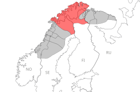 Mapa rozšíření jazyka