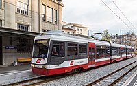 Endstation St. Gallen für Be 4/8 von Trogen