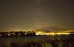 View from the park at night