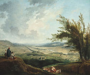 An extensive landscape near Paris, 1781 (Art Gallery of New South Wales)