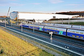 La gare de Belfort - Montbéliard TGV.