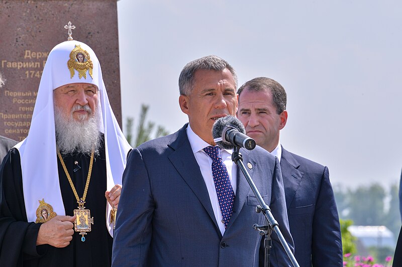 File:Patriarch Kirill in Egoryevo, Tatarstan (2016-07-20) 15.jpg